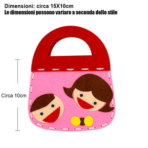 Set di cucito fai da te per borse per bambini