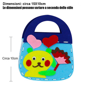 Set di cucito fai da te per borse per bambini