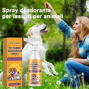 Spray deodorante forte per animali domestici