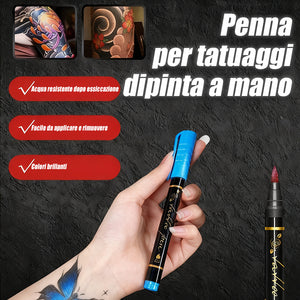 Set di penne per tatuaggi temporanei