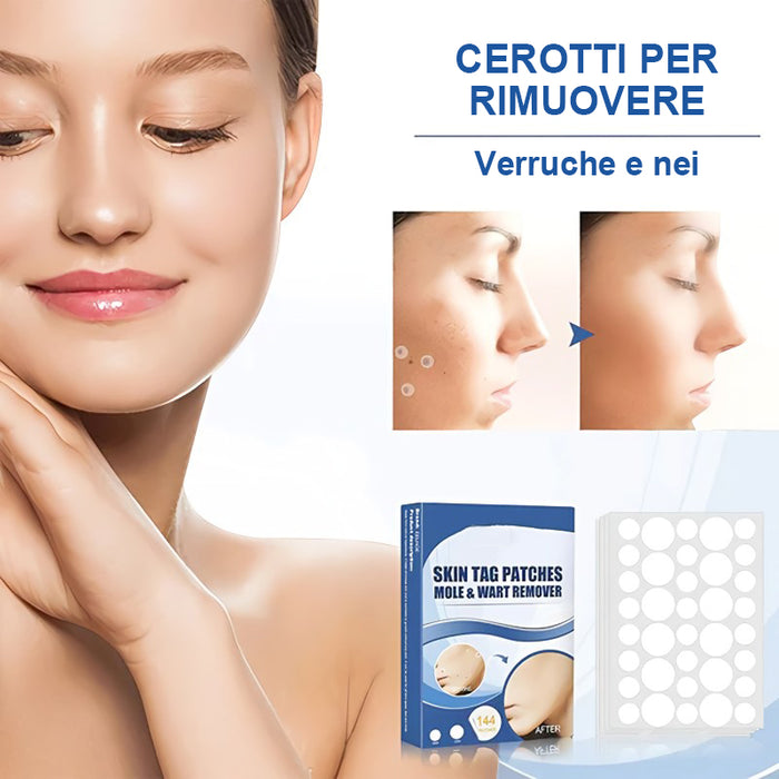 Cerotti per la rimozione di verruche e nei (acquista 1 e ricevine 1 gratis)