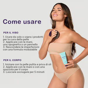 Crema tutto in uno: idratante, correttore e correttore 💧✨ Leggera e waterproof