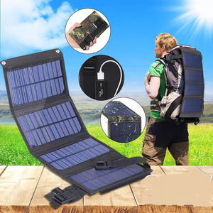 Caricabatterie solare portatile con pannello solare💥