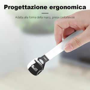 Rasoio per calli con manico in gomma