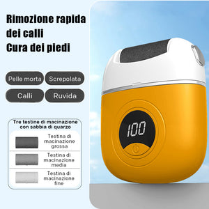 Levigatrice digitale elettrica per piedi
