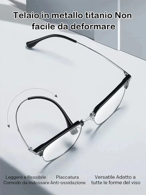 Occhiali presbiti anti-blu ultraleggeri