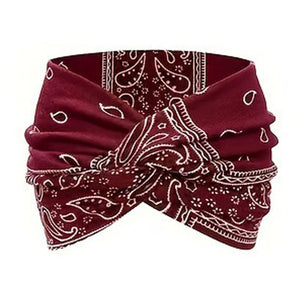 Fascia per capelli da yoga vintage