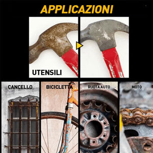 Spray multiuso per la rimozione della ruggine