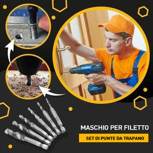Filettatura Trapano a Colonna