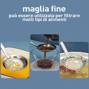 Colino in acciaio inox a maglia fine