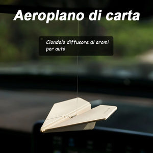 Deodorante per auto sospeso Aeroplano di carta
