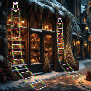 Luci LED per scale di Babbo Natale