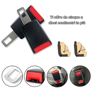 Estensione della fibbia della cintura di sicurezza dell'auto Clip per cintura di sicurezza