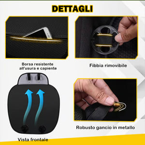 Coprisedili per auto in filamento di viscosa traspiranti e antiscivolo!