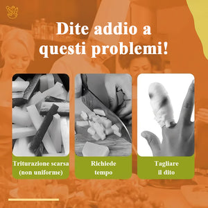 🎁Tritaverdure 2 in 1 per tagliare a cubetti e grattugiare
