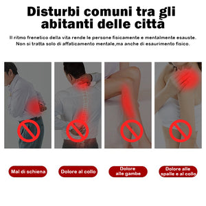 Mini massaggiatore portatile per spalle, collo e vita
