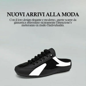 Sneaker da uomo con collo aperto