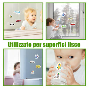 🔥Libro di adesivi riutilizzabili - Tieni i bambini lontani dai dispositivi!✨