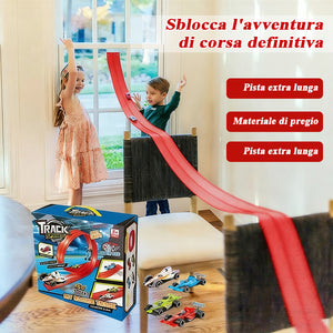 Set di giocattoli fai da te con pista flessibile
