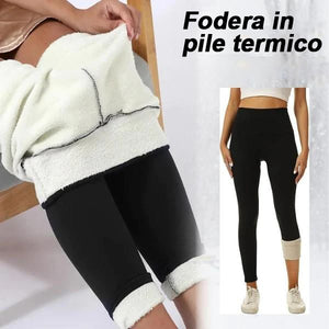 Leggings invernali in tessuto cashmere