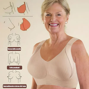 ✨🔥 Super rassodante, elimina il cedimento del seno | Reggiseno senza ferretto👍
