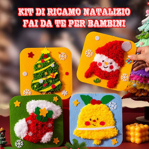 Kit di ricamo natalizio fai da te
