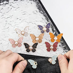 ✨Confezione da 4 bottoni a farfalla staccabili🦋