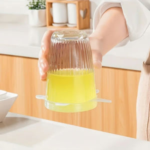 Coperchio elastico riutilizzabile in silicone per alimenti