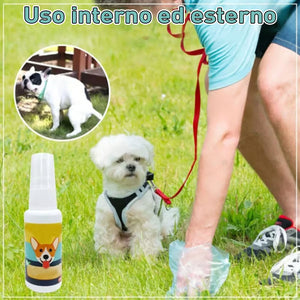 Spray per l'allenamento intestinale