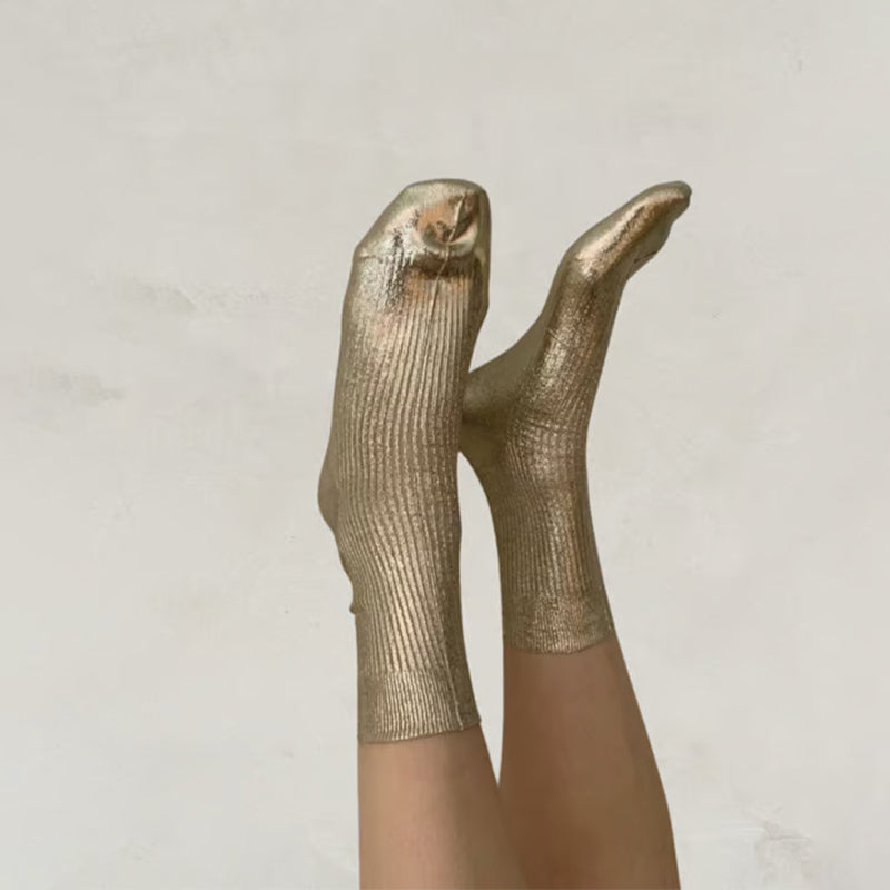 Metallic silk stockings – Risoluce