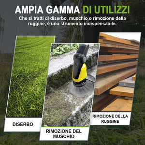 Testina per tagliaerba in filo d'acciaio