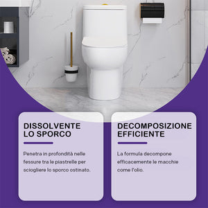 Potente gel detergente per la casa