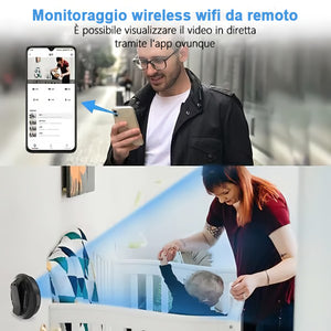 Mini telecamera WiFi magnetica 1080p