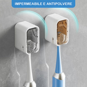 Scatola portaspazzolino antipolvere da 2 pezzi