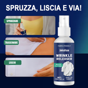 Spray antirughe per vestiti