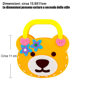 Set di cucito fai da te per borse per bambini