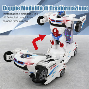 Giocattolo per auto robot a trasformazione automatica