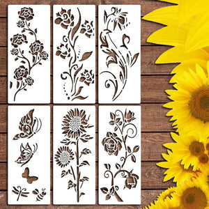 💐Modello per fiori grandi per recinzione da giardino🌻Decorazione fai da te