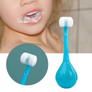 Spazzolino da denti per bambini a tre lati