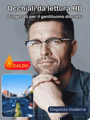 Occhiali presbiti anti-blu ultraleggeri