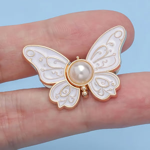 ✨Confezione da 4 bottoni a farfalla staccabili🦋