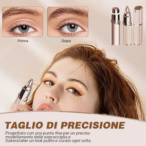 Tagliacapelli elettrico per sopracciglia 2 in 1