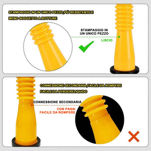 Beccuccio di ricambio migliorato per bombolette di gas