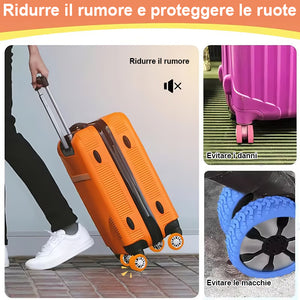 Protezione per ruote per bagagli