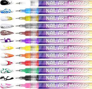 ⏳Set da 12 penne colorate per nail art🎨💅