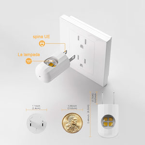 🏡💡 Luce notturna a LED intelligente con controllo automatico della luminosità✨