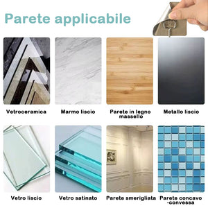 Ganci adesivi da parete resistenti - Montaggio senza chiodi per cucina, bagno e ufficio!