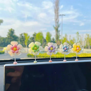 Decorazioni floreali in auto