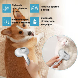 🔥Pettine per la rimozione dei peli con spray per animali domestici