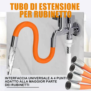 Prolunga flessibile per rubinetto dell'acqua per uso domestico